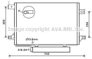 AVA QUALITY COOLING Kondensaator,kliimaseade MSA5572D